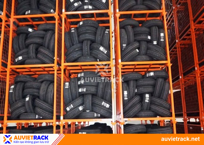 Kệ kho lốp xe Âu Việt Rack